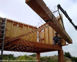 Janvier Constructions Bois - Trégastel - Création extension "tour de manoir" HENGOAT 22